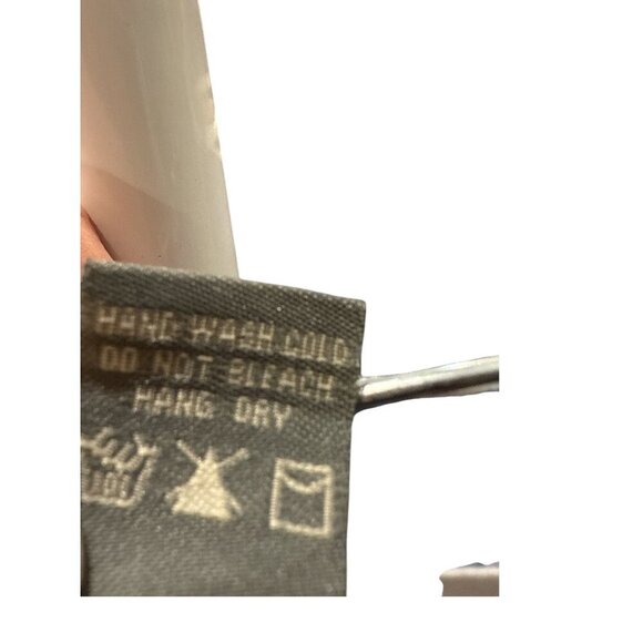 Lark + Grey Maxi Dress Blue and White Striped Tie Straps Size L Pre-owned Good - Picture 7 of 8